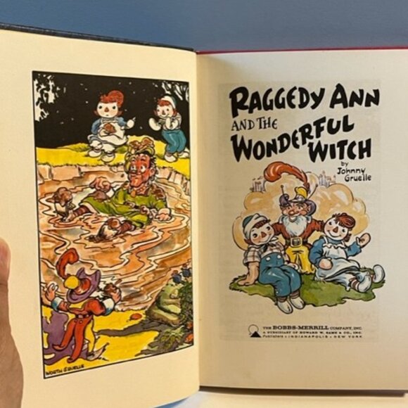 Raggedy Ann and the Wonderful Witch 1961 First Edition by Johnny Guelle Vintage - Picture 10 of 13